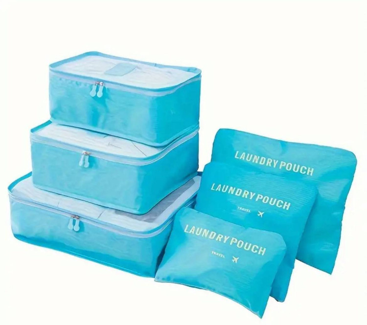 پک نظم دهنده چمدان برند LAUNDRY POUCH Travel اصلی مدل 6 عددی کد 002