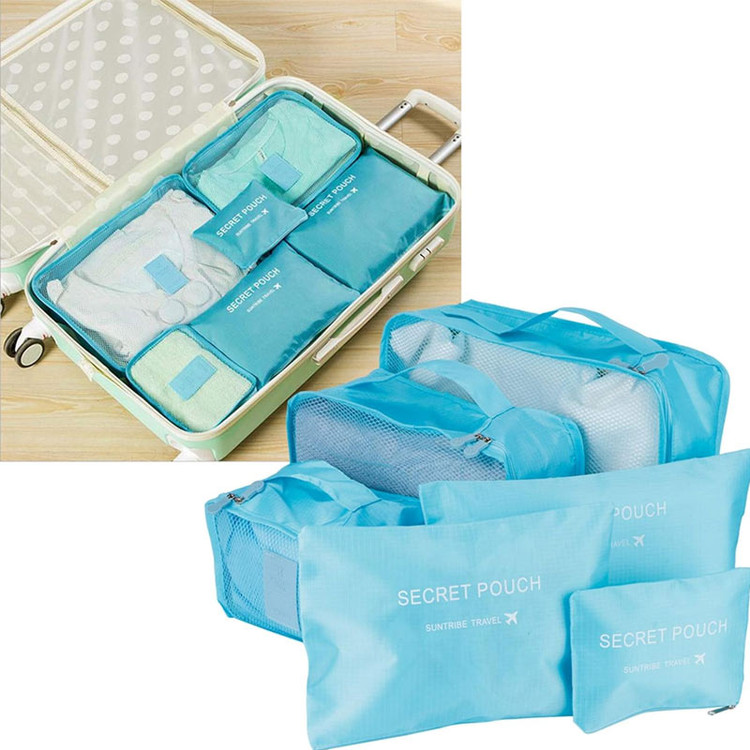 پک نظم دهنده چمدان برند LAUNDRY POUCH Travel اصلی مدل 6 عددی کد 002